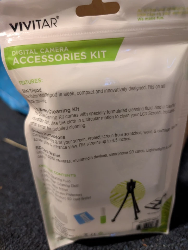 Kit de accesorios para cámara digital Vivitar Clean It nuevo - Foto 2 de 2