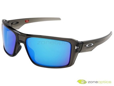 Oakley Double Edge Polarized Sunglasses OO9380-0666 Grey Smoke