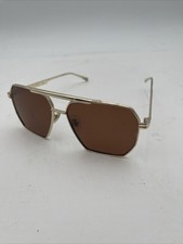 SOJOS Retro Square Polarized Sunglasses SJ1161 C5 Gold UV400 59-14-145mm w/Bag