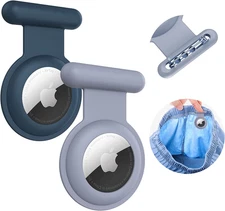 Airtag Holder for Kids Hidden-2 Pack Apple Air tag Holder Kids GPS Tracker Case,