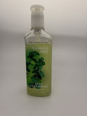Retired/Vintage Bath Body Works EUCALYPTUS MINT Deep Cleansing Hand Soap 8 fl oz