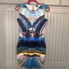 River Island  Bodycon Size 10 Dress cut out tummy