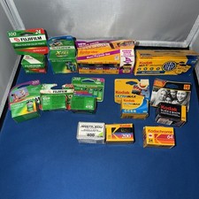 Camera 35mm Film Lot Of 8 Kodak, Fujifilm, Arista Edu, Various Sealed Never Open
