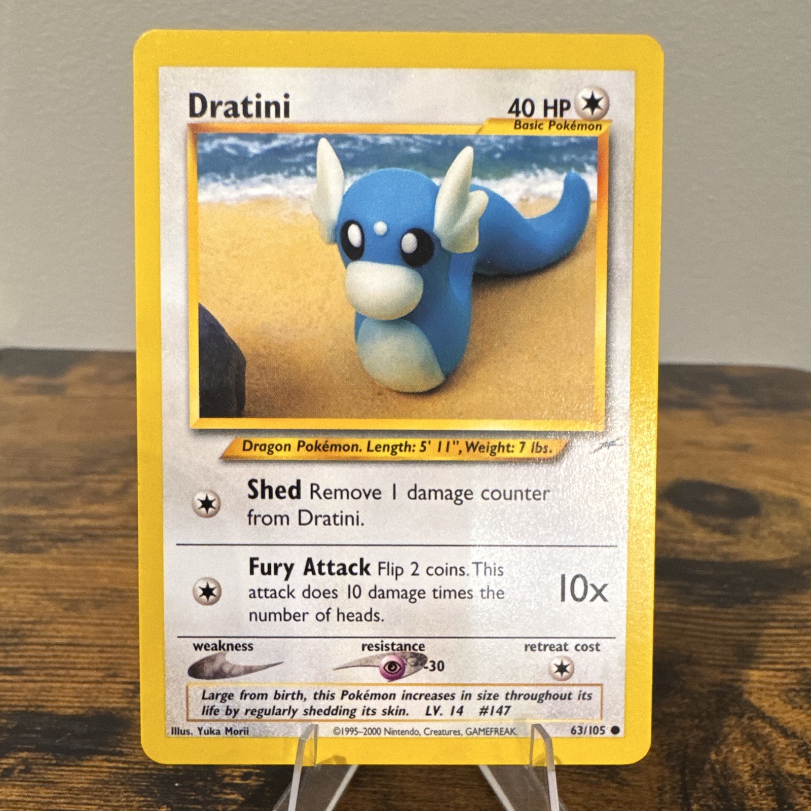 Pokemon Dratini 63/105 Neo Destiny Common Unlimited Regular Eng