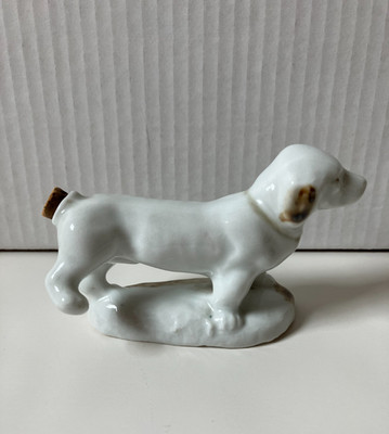 Vintage German Dachshund Dog Peeing Nipper Bottle Flask Cork