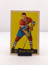 1960 - 61 Parkhurst  #54 Claude Provost Montreal Canadiens