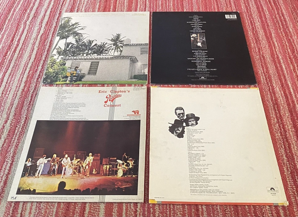 CREAM/ERIC CLAPTON Sleeve Bundle x 4. *Sleeves Only/No Vinyl*  - Image 2 of 4