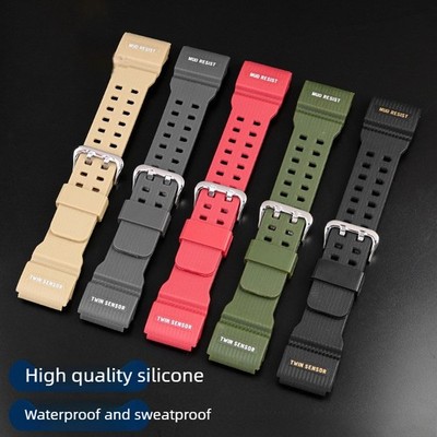 Fits Casio G-shock GG-1000/GWG-100/GSG-100 Watch Strap Sports Soft Band Durable