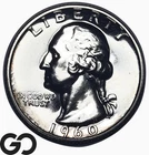 1960 Washington Quarter, PROOF, Flashy Superb Gem PR++