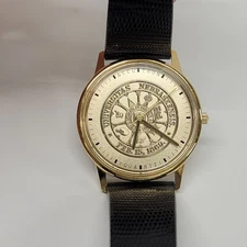 Vintage Bulova University Of Nebraska Huskers Mens Quartz Accutron Watch 1992