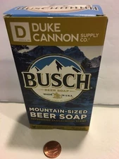 mens Duke Cannon Busch Beer Soap Sandalwood 10 oz scented body shower big bar