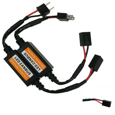 2x H7 LED Anti Flicker Adapter Scheinwerfer Birnen Canbus Fehler Free Decoder AF