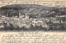 Bruckenau Germany Birds Eye View Antique Postcard J60913