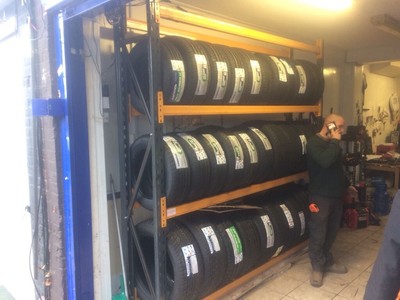 GARAGE WORKSHOP CAR WHEEL STORAGE TYRE MECHANIC RACKING (Brentwood ...