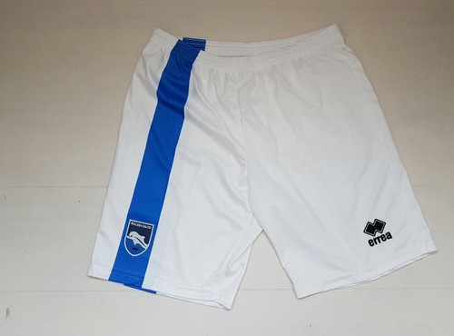 ERREA PESCARA SERIE A MATCH SHORTS PANTALONCINI PANTALONCINO HOME BIANCO  BLU | eBay