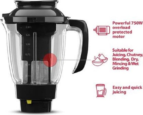 butterfly rapid 4 jar 750w juicer mixer grinder price