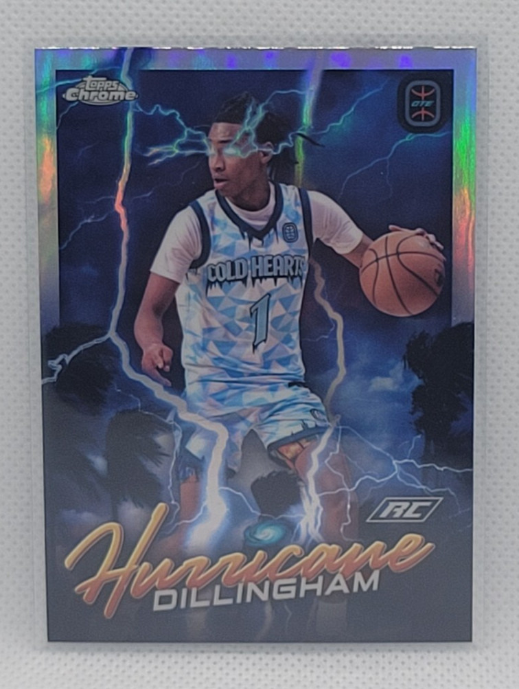 2023 Topps Chrome OTE Rob Dillingham RC Hurricane #H-13