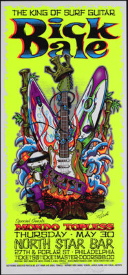 Dick Dale Mondo Topless 2002 Poster North Star Bar Philadelphia