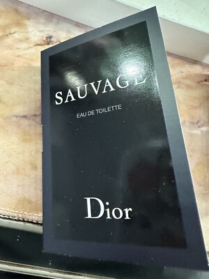 Dior Sauvage Eau De Toilette EDT Sample Spray .03oz, 1ml New in Card