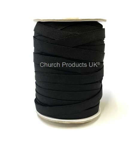 Flat Elastic Cord 6mm - 50mm Wide Black White Stretch Face Masks Crafts Sewing - Picture 18 of 28