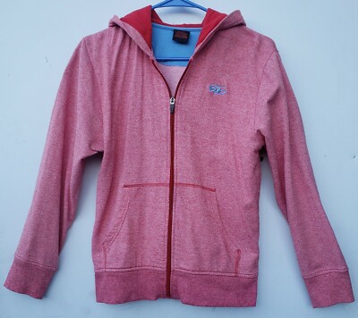 Women's Nike Heathered Pink Hooded Zipper Jacket Size Medium