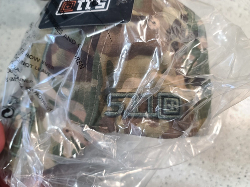 5.11 CAMO TACTICAL HAT. AWESOME COLORING. BRAND NEW STILL IN SEALED BAG W/ TAGS - Picture 8 of 16