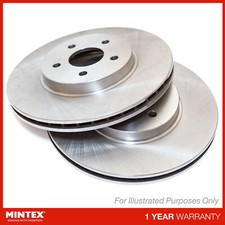 2x Brake Discs Vented For Dodge Journey 2.0 CRD Mintex Front 2AMV9783AA