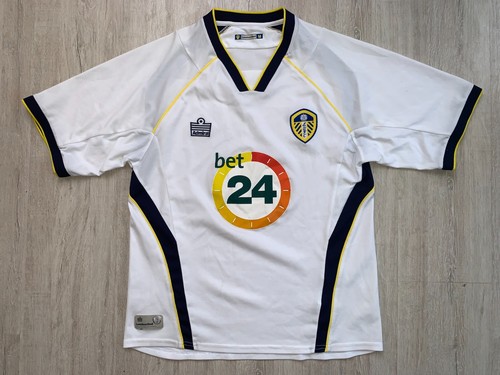 2006 2007 Home Leeds United Fußball Trikot LUFC Football Shirt Jersey Admiral M