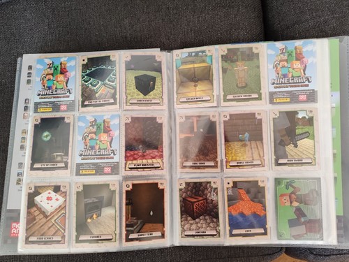 Panini Minecraft Adventure Trading Cards Collectors Album Binder über 170 Karten - Bild 11 von 21