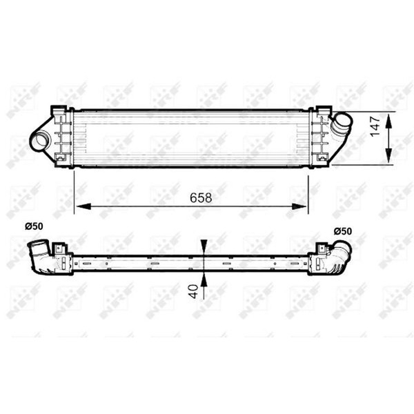 Nrf 30515 LadeluftküHler TurboküHler Intercooler Llk KüHler Ladeluft-image