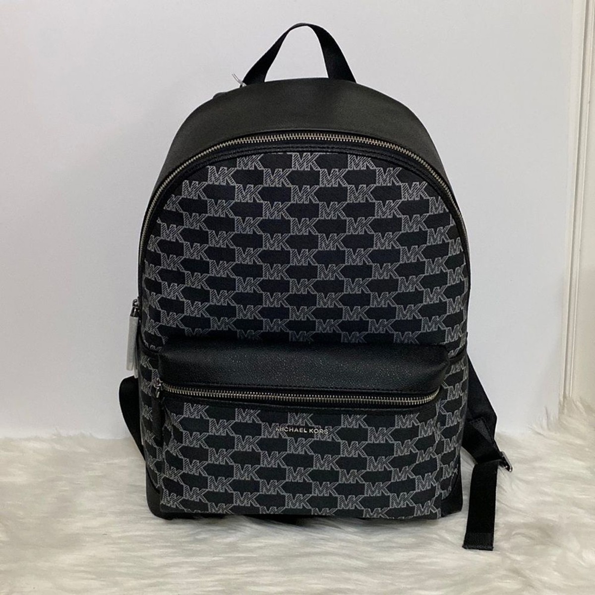 Michael Kors Black Monogram Men\'s Backpack Michael Kors Men main image 4