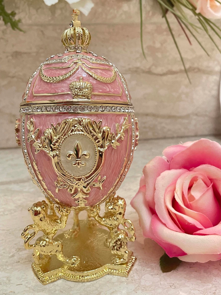 Preços baixos em Caixa de Ovo Fabergé em colecionáveis da Faberge