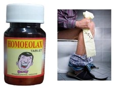 Homeopathic Homoeolax 20gm Tablets Strong Laxative for Constipation