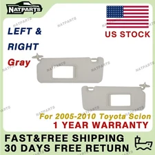 Left&Right Side Sun Visor W/O Light Fits for2005-2010 Toyota Scion74320-21210-B2