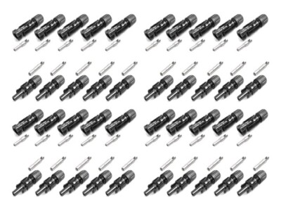 Stäubli MC4 Stecker und Buchse Original 4-6 mm² PV-KBT4/6II-UR, PV-KST4/6II-UR