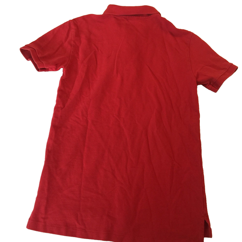LOT 2 RALPH LAUREN POLO SHIRT BOYS L 14 16 RED CORAL SHORT SLEEVE MESH COTTON - Picture 3 of 24