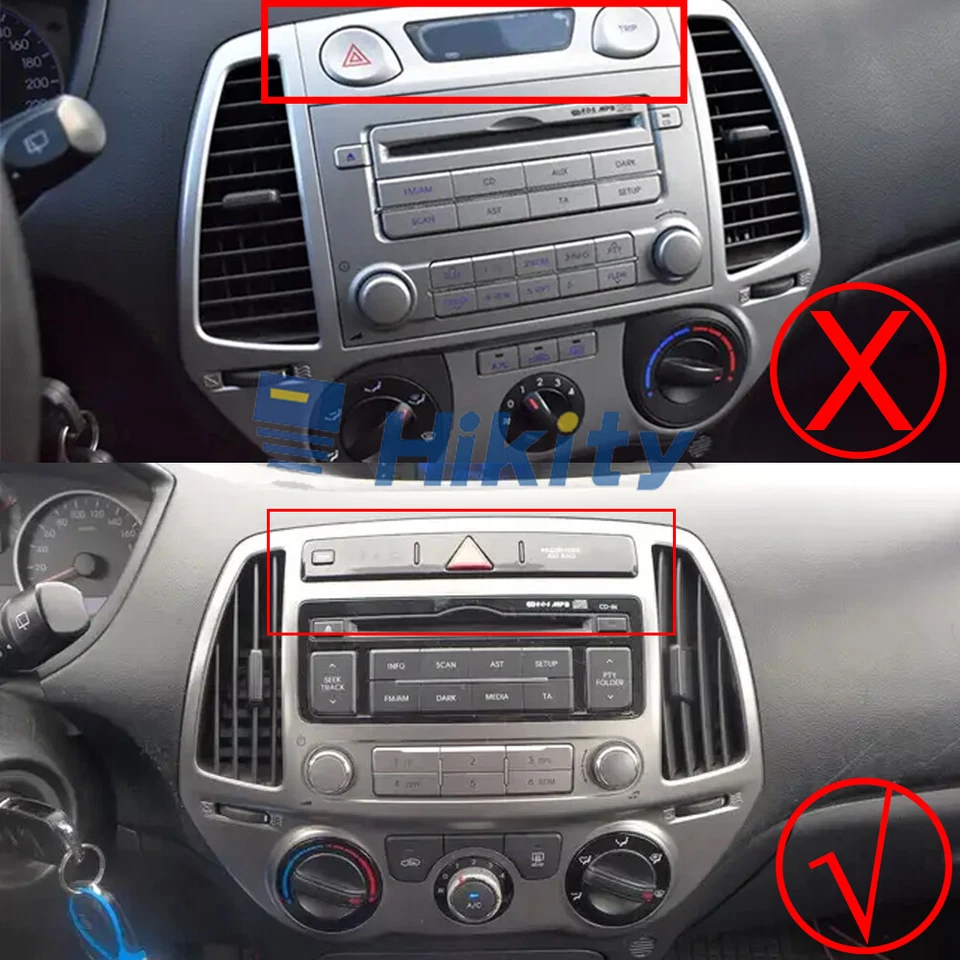 9" Android 15 Carplay Autoradio für Hyundai i20 PB 2012-2014 GPS Navi DSP 2+32GB - Bild 2 von 4