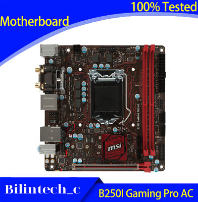 FOR MSI B250I GAMING PRO AC Motherboard 17*17 with WIFI DDR4 64GB 1151PIN