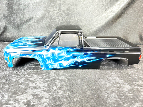 CUSTOM PAINTED RC TRUCK BODY ARRMA KRATON 6S TRAXXAS E-REVO T/E MAXX CHEVY CHEVY - Bild 8 von 10