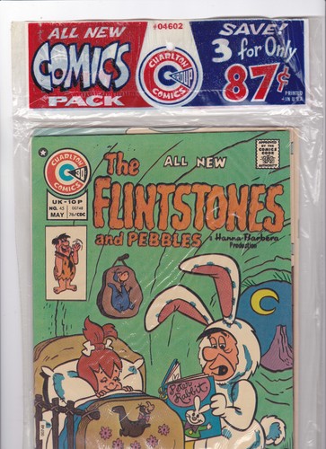 PACK DE 3 CÓMICS CHARLTON [1976] YOGUI #31 PICAPIEDRA #45 BARNEY #19 - Imagen 2 de 4