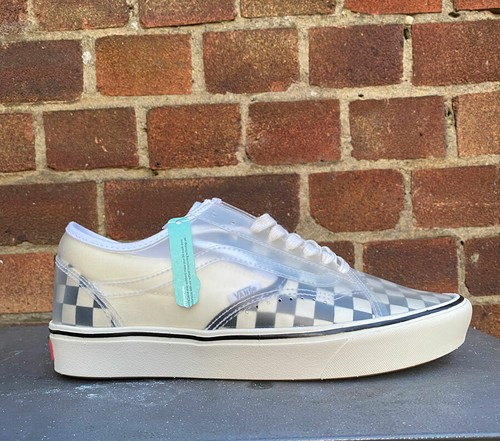 Vans Old Skool Comfycush Zapatos sin Cordones Ajedrez Blanco y Negro Envío  Mundo | eBay