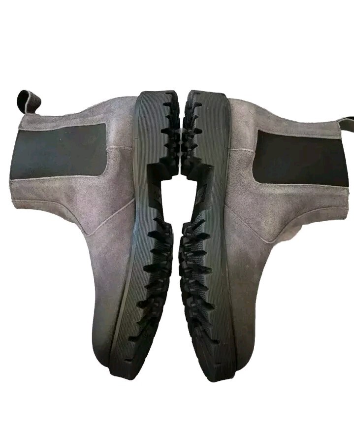 Good Man Brand Modern City Chelsea Charcoal Grey Leather 
