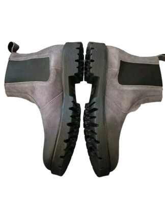 Good Man Brand Modern City Chelsea Charcoal Grey Leather  display picture 1