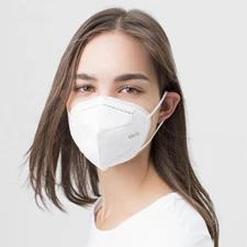 20 ct KN95 5Ply Disposable Face Mask Individually Wrapped w/ Nose Clip