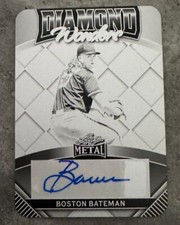 BOSTON BATEMAN 2024 LEAF METAL DIAMOND WONDERS PRINTING PLATE RC AUTO, ORIOLES