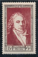 TIMBRE FRANCE 895** Talleyrand  1951