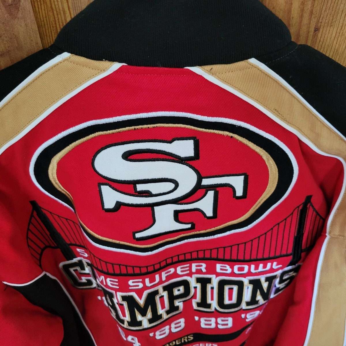 NFL San Francisco 49ers 5-Time Super Bowl Champions Jacket NFL San Francisco 49ers 5-Time Super Bowl Champions Jacket
