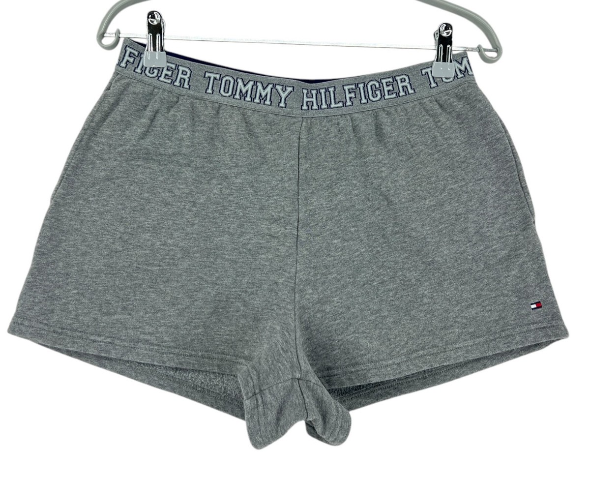 TOMMY HILFIGER Women Grey Sweat Shorts Size M | eBay