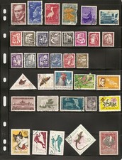 Collection of pre-1970s Stamps - ROMANIA - Double Sided Sheet