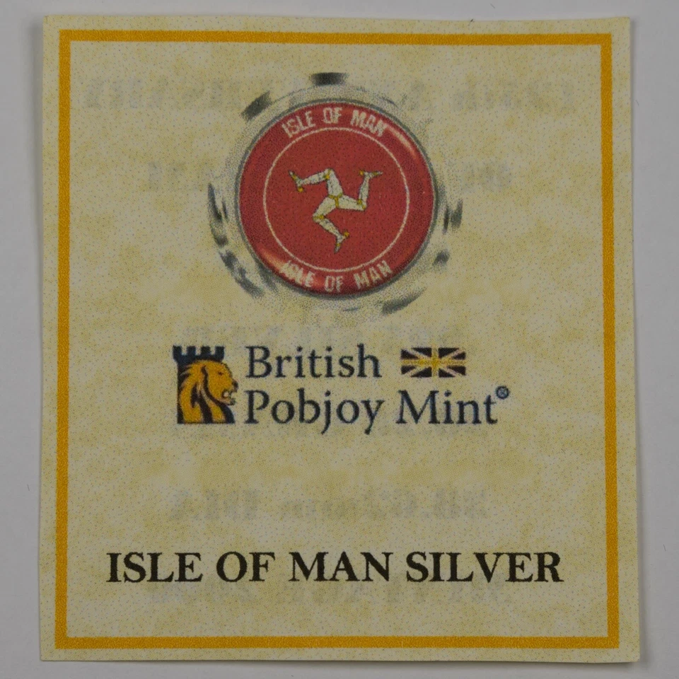1998 Isle of Man Anniv. of Steam Railway The General crown silver proof - Image 4 of 4